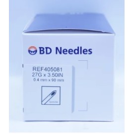 AGUJA P/RAQUEA DESECHABLE 27 X 3 1/2