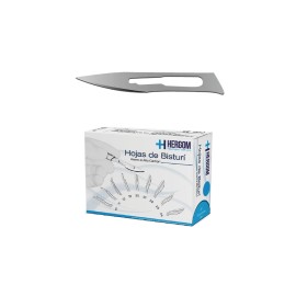 HOJA PARA BISTURI ACERO AL CARBON NO.11 CAJA 100