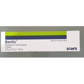 Bentix Crema Fluocinolona 0.01g+Clioquinol 3.0g. 40g
