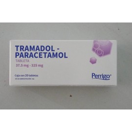 Tramadol-paracetamol Tableta Cada Tableta contiene: Clorhidrato de Tramadol 37.5 mg Paracetamol 325.0 mg Envase con 20 Tabletas