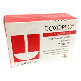 Doxopeg Doxorubicina 2Mg C/1 Amp