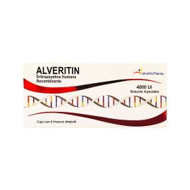 Alveritin Eritropoyetina 4000 UI C/6
