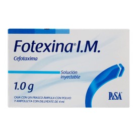 CEFOTAXIMA INY 1G 4ML C/1 FA
